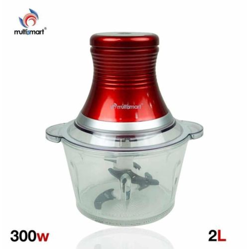 Multismart Hachoir Électrique 4 Lames Avec Un Bol En Verre MS-FC1220