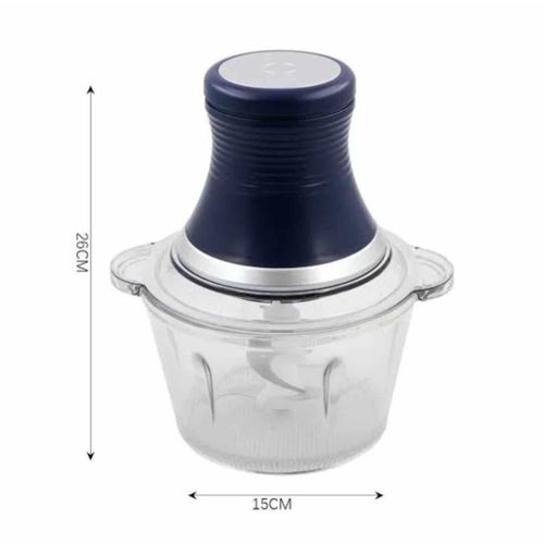 Multismart Hachoir Électrique 4 Lames Avec Un Bol En Verre MS-FC1220 – Image 3