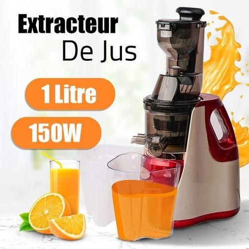 Multismart Extracteur De Jus Fruit & Légumes -1L-MS-JC3012- Rouge-Argent