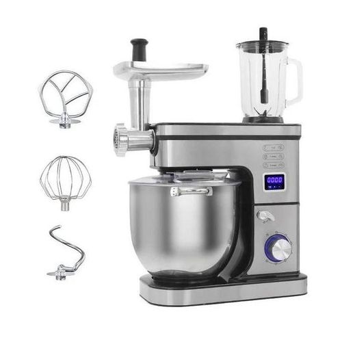 Multismart Robot Pétrin Multifonctions En Acier Inoxydable 2000W -8L – Image 3