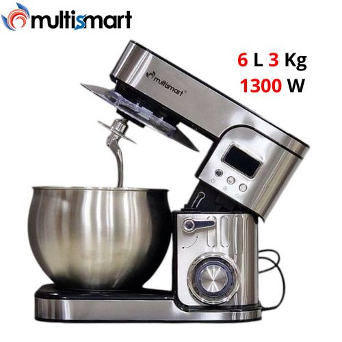 Multismart Robot Pétrin 6L 1300W 3KG - Avec Afficheur