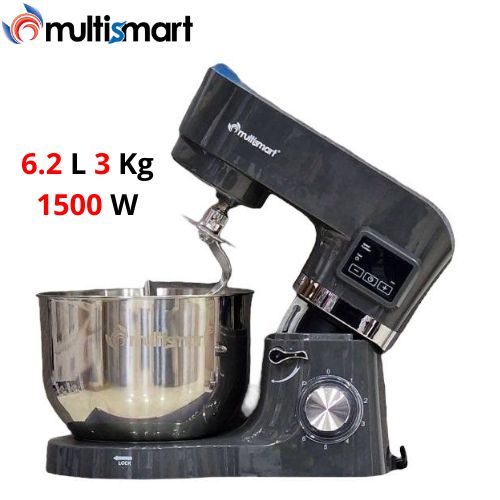 Multismart Robot Pétrin 1500W 6.2L 3KG Avec Afficheur LED
