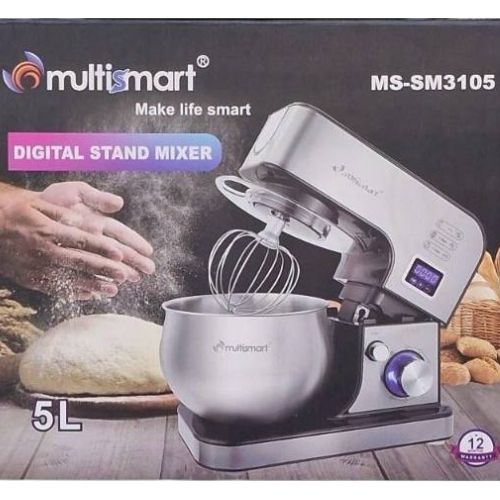 Multismart Robot Pétrin 1500W 5L 2.5KG Avec Afficheur – Image 2