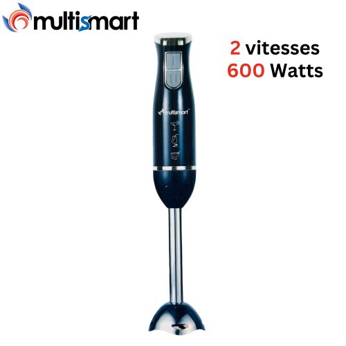 Multismart Bras Mixeur 600W avec pied et lames en inox - Mélangeur a main - HB2107