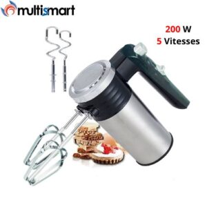 Multismart Batteur Electrique À Main - 200 W 5 Vitesses