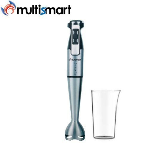 Multismart Bras Mixeur 800W en Inox avec Tasse 600ml - Mélangeur a main