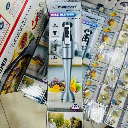 Multismart Bras Mixeur 800W en Inox avec Tasse 600ml - Mélangeur a main – Image 2