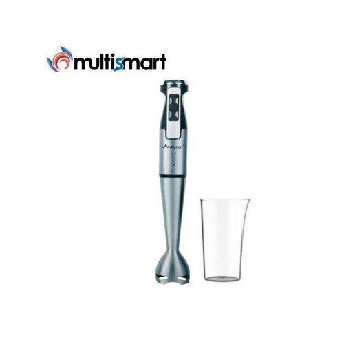 Multismart Bras Mixeur 800W en Inox avec Tasse 600ml - Mélangeur a main HB2214