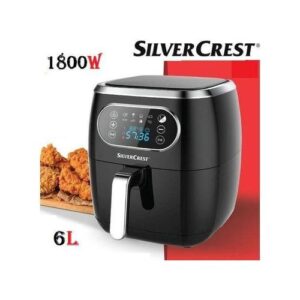 Multismart Friteuse Air Fryer sans huile 6L XL-Ecran tactile LED 1800W -DF7006TK-N-NOIR
