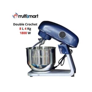 Multismart Robot Pétrin Double Crochet 1800W 8L 4Kg MS-SM2528