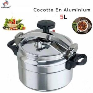 Multismart Cocotte Minute en Aluminium Capacité de 5 Litre MS