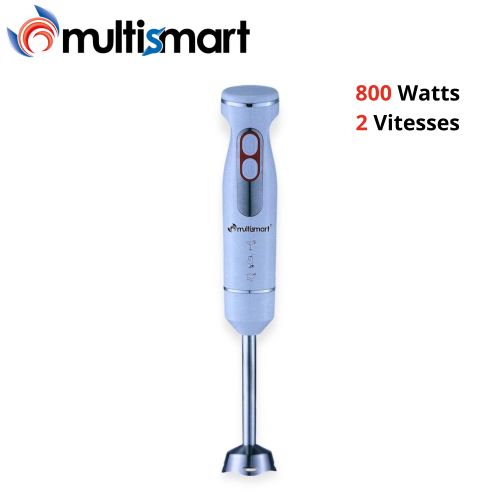 Multismart Bras Mixeur Inox 800W 2 Vitesses - MS-HB2105 Blanc