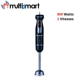 Multismart Bras Mixeur Inox 800W 2 Vitesses - MS-HB2105 Noir