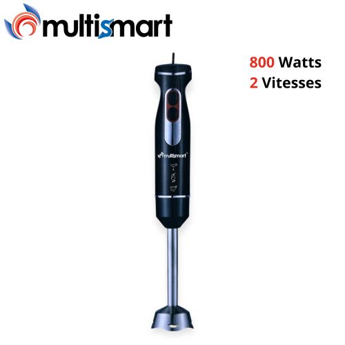 Multismart Bras Mixeur Inox 800W 2 Vitesses - MS-HB2105 Noir