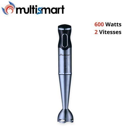 Multismart Bras mixeur inox 600W 2 vitesses - MS-HB2109