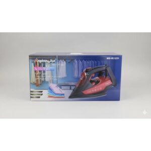Multismart Fer à Repasser à Vapeur Professionnel MS-IR1231 - Semelle Céramique 2200W