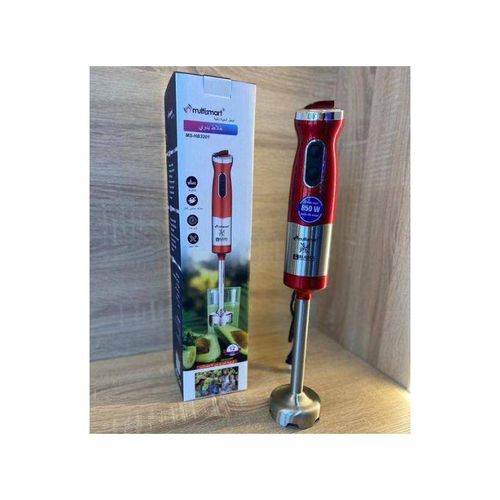 Multismart Bras Mixeur Inox 850 W Avec Tasse - HB3203 Bleu et rouge – Image 3