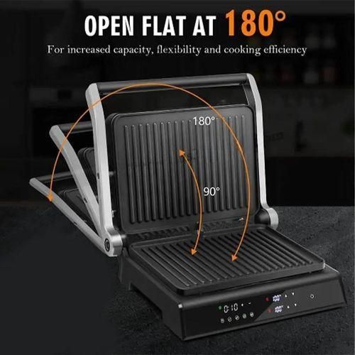 Multismart Panineuse Et Grill Tactile Avec Minuteur 2000W 180° MS-GL5011 – Image 5