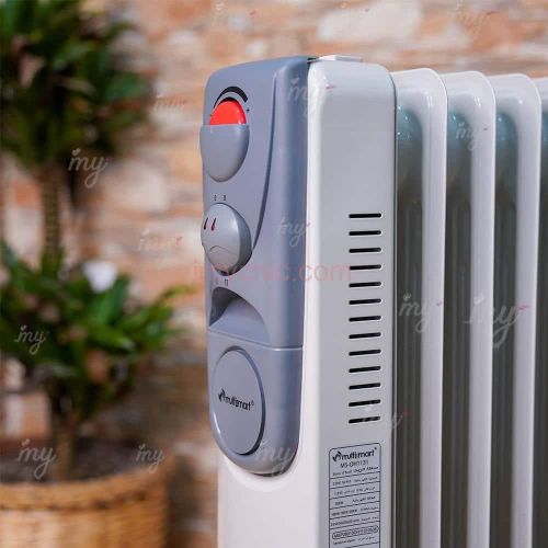 Multismart Radiateur 13 éléments, Bain D’Huile 2500W MS-OH1131 – Image 5