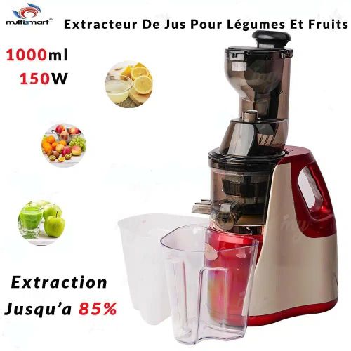 Multismart MS-JC3012 Extracteur De Jus Pour Légumes Et Fruits 1000ml 150W – Image 2