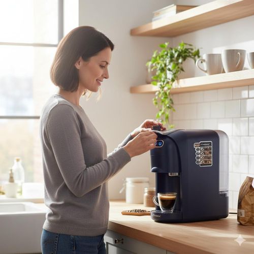 Multismart Machine à Café Cafetière 4 EN 1 - 1400 W 20 Bars Poudre Et Capsule - MS-CF2102 – Image 2