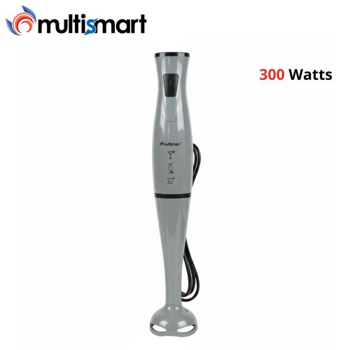 Multismart Bras Mixeur Plongeant 300W avec lames en inox - Mélangeur a main - HB2111 Gris