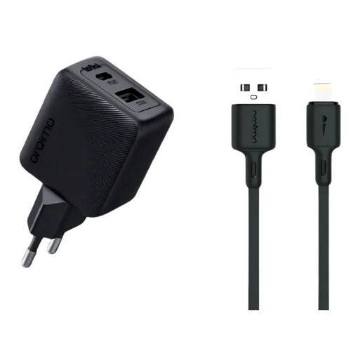 Oraimo Chargeur Mural USB OCW-5183E+L53 – 18W Double Port
