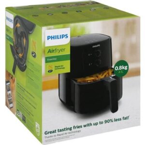 Philips Philips Essential Airfryer 4,1L,1400W, Friteuse Sans Huile Noir (HD9200/90)
