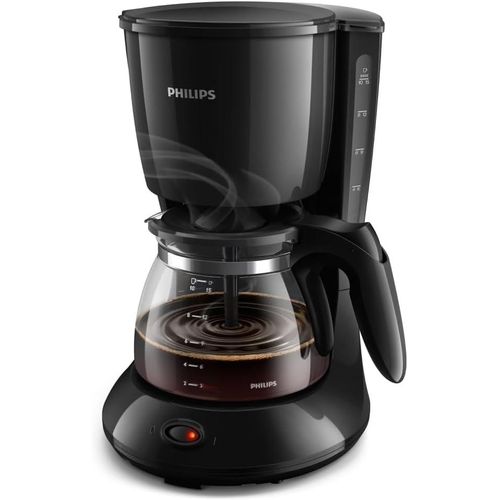 Philips Cafetière Daily Noir 1000 W, 1,2 L, 15 tasses - HD7461/20