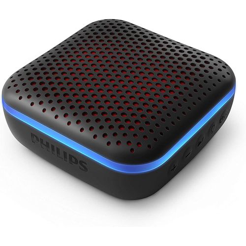 Philips Enceinte Bluetooth - S2505B/00 - Lumieres LED - Microphone Integre - Etanche IPX7