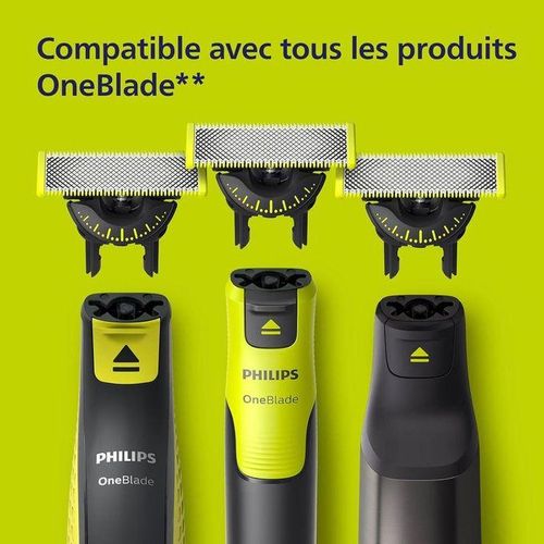 Philips Lot De 02 Lames De Recharges 360° - compatible avec tout les appareils OneBlade – Avec Peigne Réglable 5 en 1 – Image 6