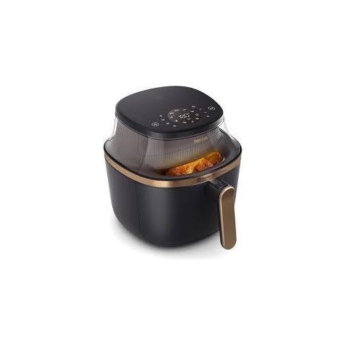 Philips Friteuse sans huile Airfryer NA332/09 Série 3000 6,2L Noir 1700 W Arrêt automatique Grille, Minuteurs