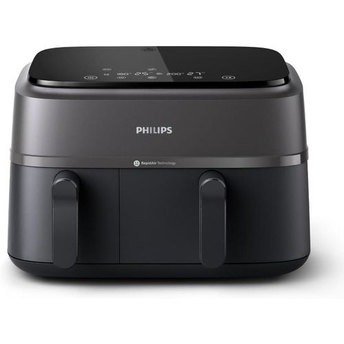 Philips Air Fryer Série 3000 Double Panier - Cuisson saine, rapide et polyvalente, capacité de 9 litres, écran tactile, conception à deux tiroirs – Image 4