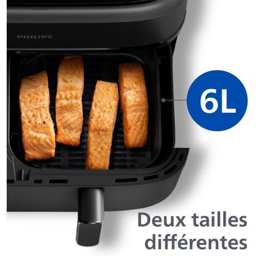 Philips Air Fryer Série 3000 Double Panier - Cuisson saine, rapide et polyvalente, capacité de 9 litres, écran tactile, conception à deux tiroirs – Image 6