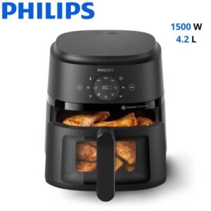 Philips Friteuse Air Fryer Sans Huile 4.2 L 1500 W Avec Fenêtre - Série 2000 NA220/09