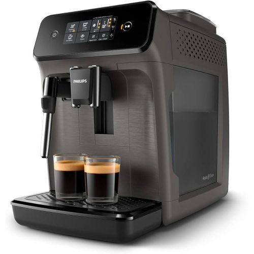 Philips Machine à café broyeur automatique série 1200 - 15 bars - buse vapeur - 2 boissons - EP1224