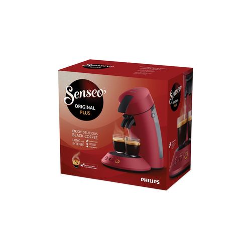 Philips Machine a café capsules 1450W 0.7L Avec Technologie Booster D’Arômes Senseo Plus CSA210