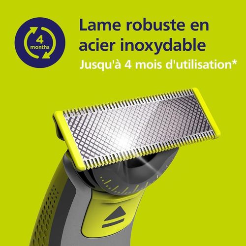 Philips Lame de Recharge 360° - Pour Rasoir Électrique OneBlade – Avec Peigne Réglable 5 en 1 – Image 3