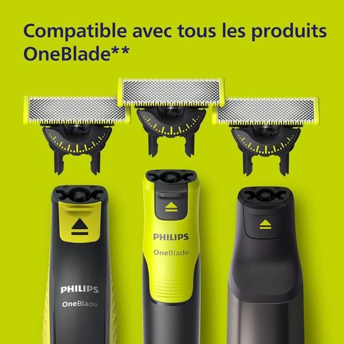 Philips Lame de Recharge 360° - Pour Rasoir Électrique OneBlade – Avec Peigne Réglable 5 en 1 – Image 5