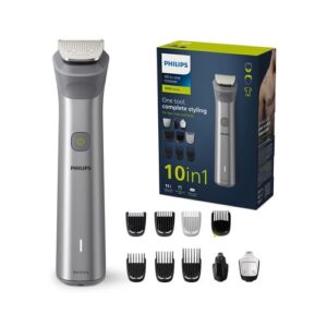 Philips Tondeuse multifonctions Series 5000, 120 min autonomie, 10 accessoires