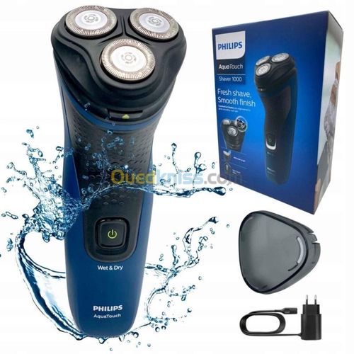 Philips Shaver 1000 Rasoir électrique - sans fil - malibu bleu