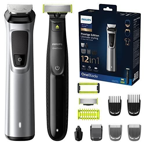 Philips MG7710/15 Tondeuse Cheveux et Multi-Styles Series 7000 12-en-1 - MG7710- Autonomie de 120 min