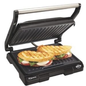 Robuste Panineuse & Grill -1000 Watts - Tasty - Gris