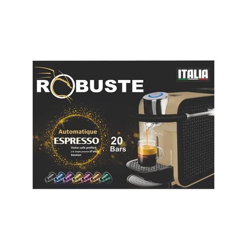 Robuste Machine A Capsule Espresso 20Bars Italia -1145W-Beige – Image 2