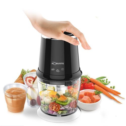 Robuste Mini Hachoir - Hn19 - 2 Lames - 350 W - Noir