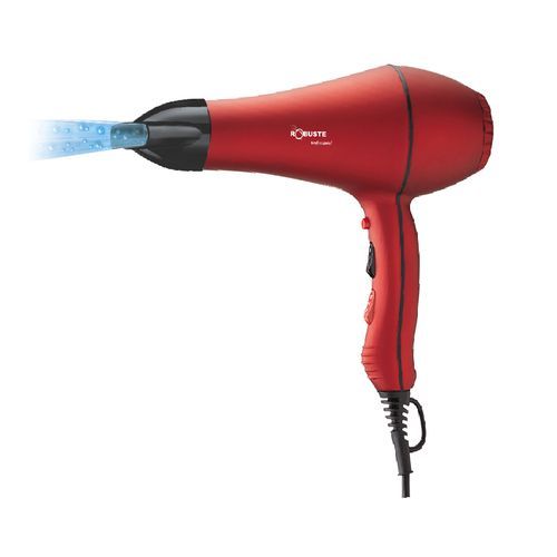 Robuste Sèche Cheveux Professionnel Pro 2000 Touche Air Frais - 2000 W - Rouge – Image 2