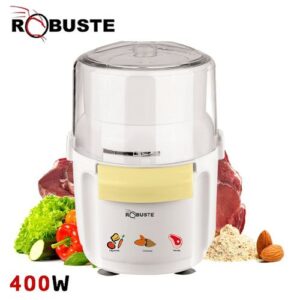 Robuste Hachoir - Hls350 - 400 W - Blanc & Jaune