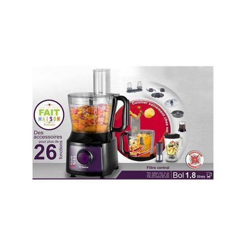 Robuste Robot Multifonction - 26 Fonctions - 800 W - 26 En 1 - Noir – Image 3