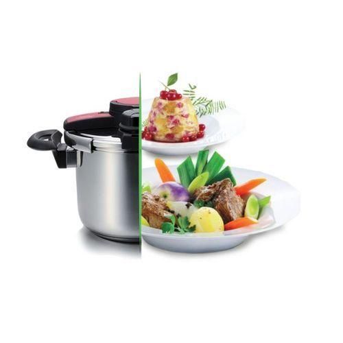 Robuste Cocotte En Acier Inoxydable 2en1 7L – Image 2