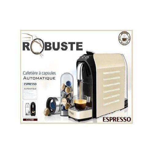 Robuste Cafetière À Capsules Espresso Automatique 19 Bar - cj-278B – Image 2